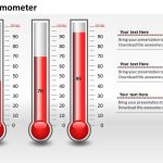 0414 Thermometer Column Chart Graphics Powerpoint Graph | Powerpoint Slide Templates Download Inside Powerpoint Thermometer Template