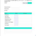 10+ Annual Employee Review Template | Room Surf With Business Review Report Template