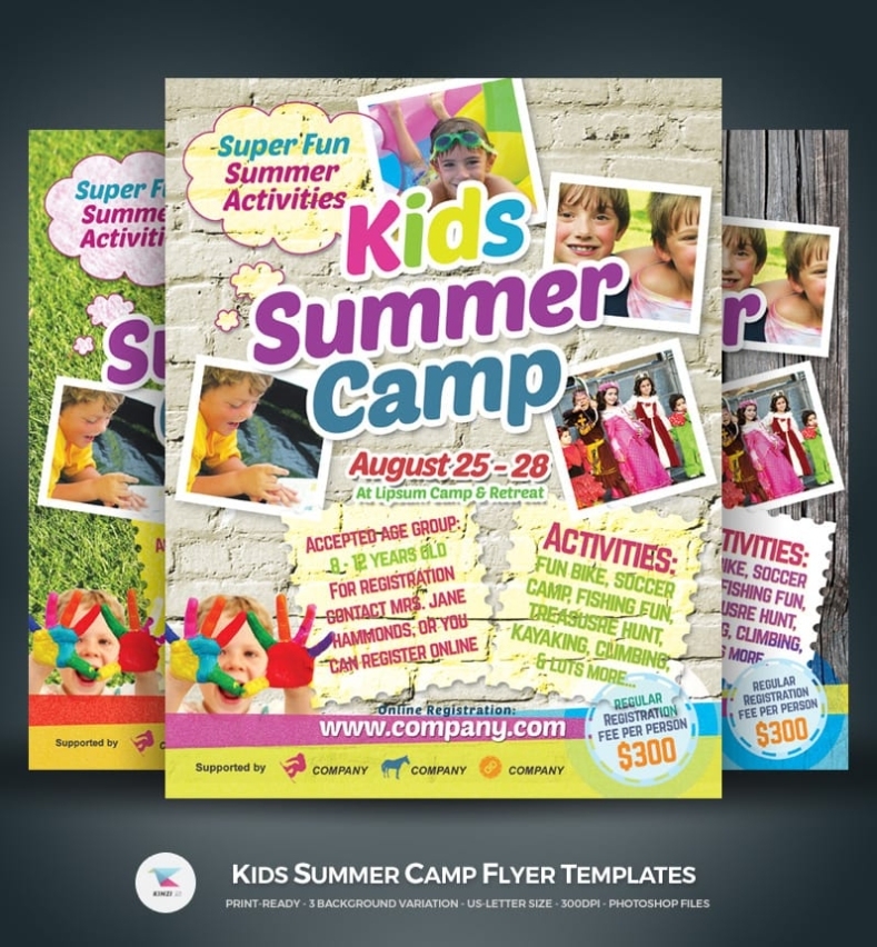 10 Beautiful Summer Camp Flyer Templates | The Jotform Blog In Free Summer Camp Flyer Template