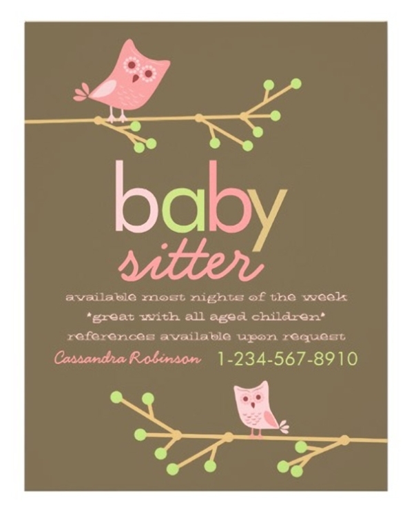 10 Cute Brochure Templates Free Images – Cute Daycare Flyer Template, School Flyer Templates For Regarding Babysitting Flyer Free Template