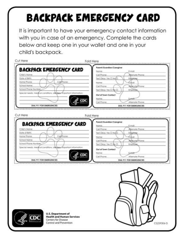 10+ Emergency Id Card Examples &amp; Templates - Illustrator, Ms Word, Pages, Photoshop, Publisher for In Case Of Emergency Card Template