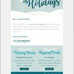 10 Free Christmas Email Templates [100% Mobile Responsive] Regarding Holiday Card Email Template