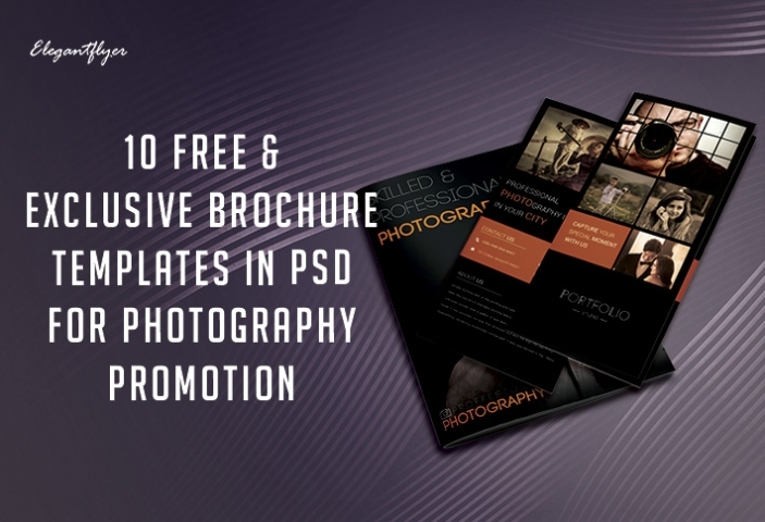 10 Free &amp; Exclusive Photography Brochure Templates In Psd | By Elegantflyer in Free Photography Flyer Templates Psd