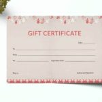 10+ Holiday Gift Certificate Template Illustrator, Indesign, Ms Word, Pages, Photoshop With Gift Card Template Illustrator