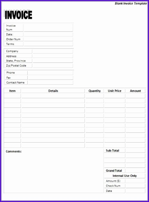 10 Invoice Template Microsoft Excel – Excel Templates – Excel Templates With Xl Invoice Template