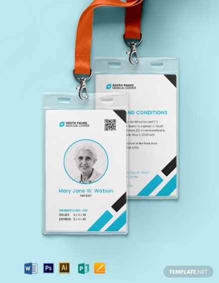 10+ Medical Id Cards In Illustrator | Word | Pages | Psd | Publisher | Free & Premium Templates Pertaining To Med Cards Template