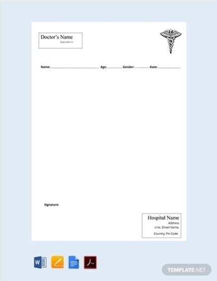 10+ Medical Prescription Templates – Pdf, Ms Word, Doc, Excel, Numbers, Apple Pages | Free Throughout Doctors Prescription Template Word