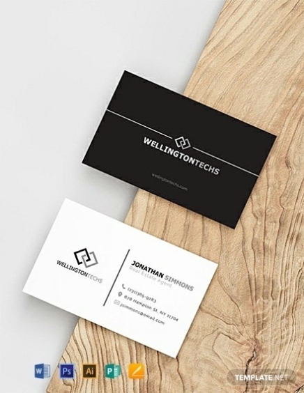 10+ Property Management Business Card Template - Illustrator, Ms Word Inside Plain Business Card Template Microsoft Word