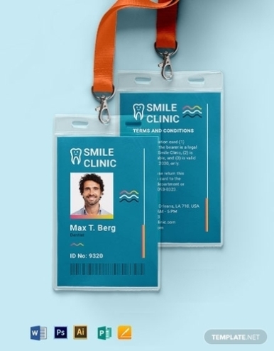 10+ Vertical Id Card Examples - Illustrator, Ms Word, Pages, Photoshop pertaining to Hospital Id Card Template