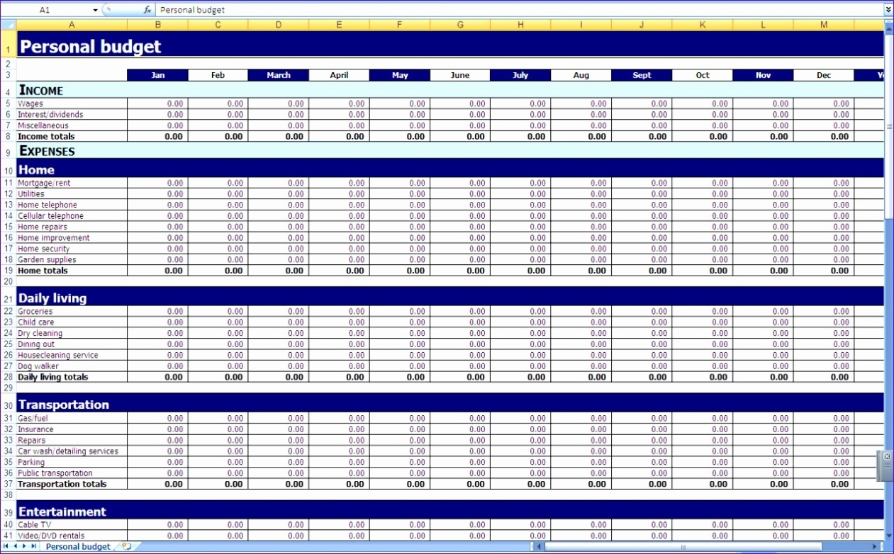 11 Inventory Excel Templates – Excel Templates – Excel Templates Within Annual Business Budget Template Excel