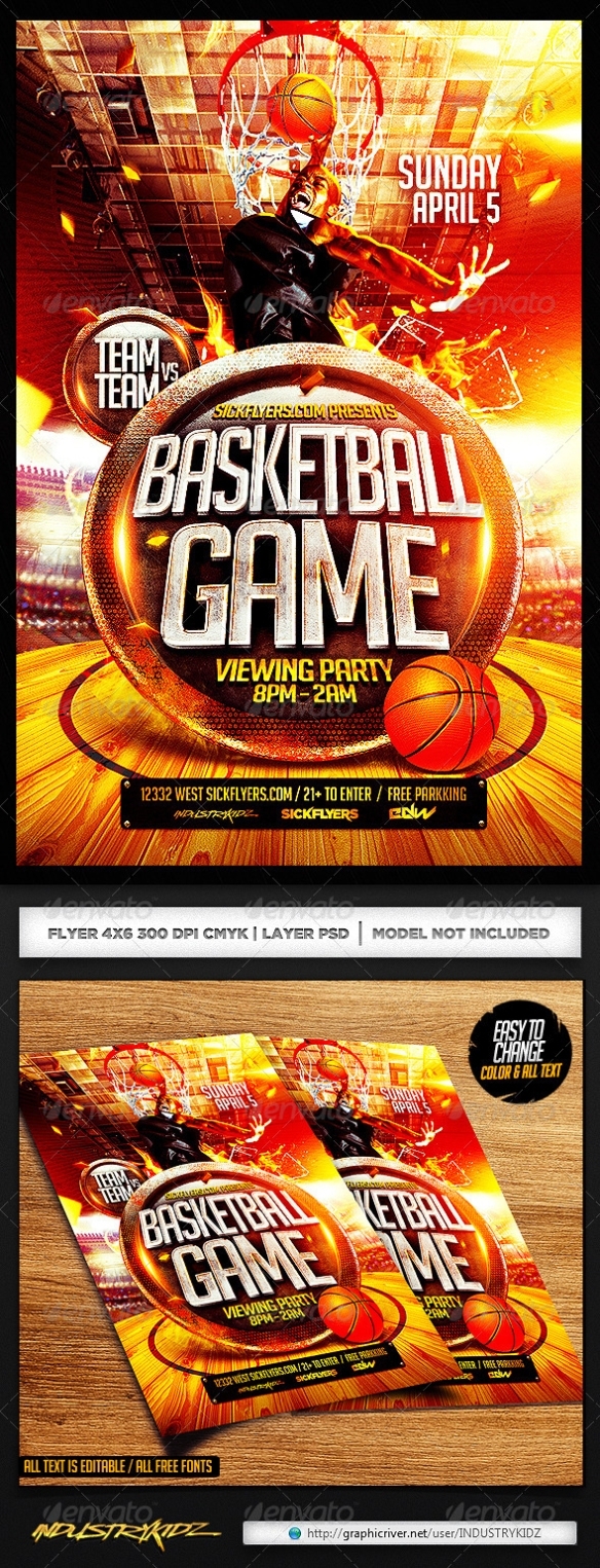 12 Basketball Tournament Flyer Psd Templates Free Images – Basketball Inside Basketball Tournament Flyer Template