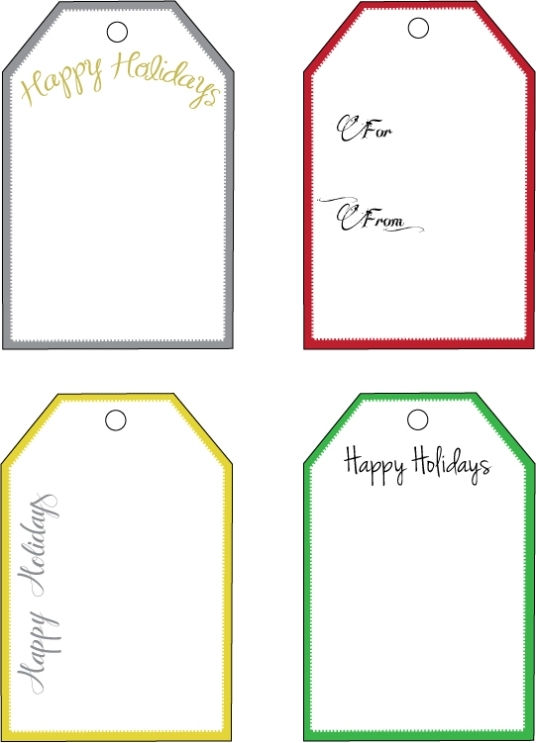 12 Christmas Gift Tag Templates Images – Free Printable Christmas Gift Tags, Printable Christmas Throughout Free Gift Tag Templates For Word