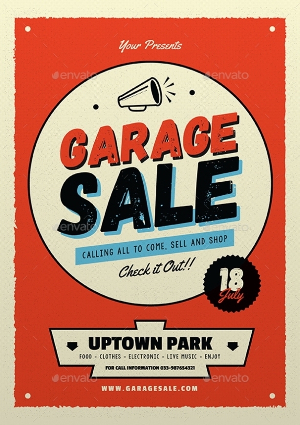 12+ Garage Sale Flyer Templates - Printable Psd, Ai, Vector Eps Format Download | Design Trends Within Garage Sale Flyer Template