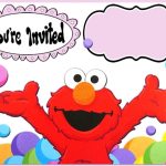 12 Printable Elmo Invitations - Children'S Favorite Birthday Theme Character - Free Invitation in Elmo Birthday Card Template