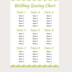 13+ Best Wedding Seating Chart Templates – Google Docs, Pdf, Ms Word, Pages | Free & Premium With Wedding Seating Chart Template Word