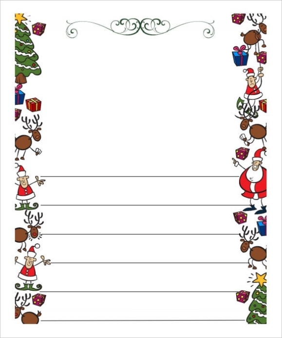 13+ Christmas Letter Templates - Word, Apple Pages, Google Docs | Free throughout Santa Letter Template Word