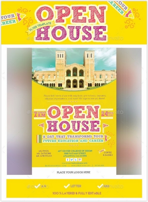 15+ Eye Catching Open House Flyer Templates 2018 – Templatefor In Open House Flyer Template Free