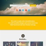 15 Free One Page Html &amp; Psd Website Templates | Web &amp; Graphic Design | Bashooka within One Page Business Website Template