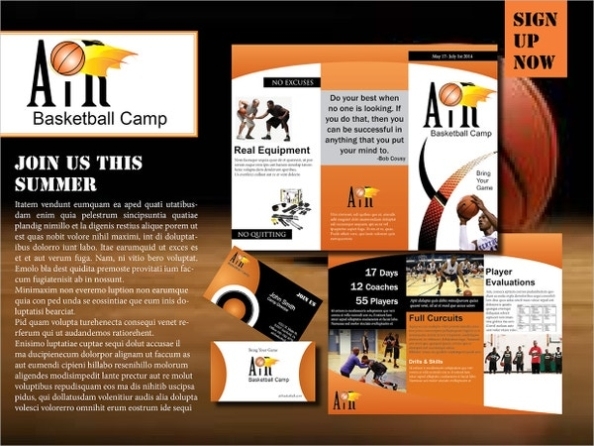 16+ Basketball Camp Brochures - Free Psd, Eps, Ai Format Download | Free & Premium Templates For Sports Camp Flyer Template