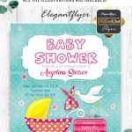 17+ Free Baby Shower Invitation Templates In Psd For Girls And Boys & Premium Version! | By With Regard To Baby Shower Flyer Templates Free