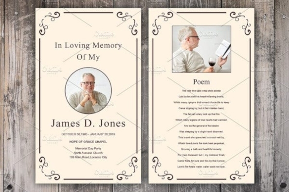 17+ Funeral Prayer Card Templates In Psd | Word | Free & Premium Templates With Regard To Memorial Card Template Word