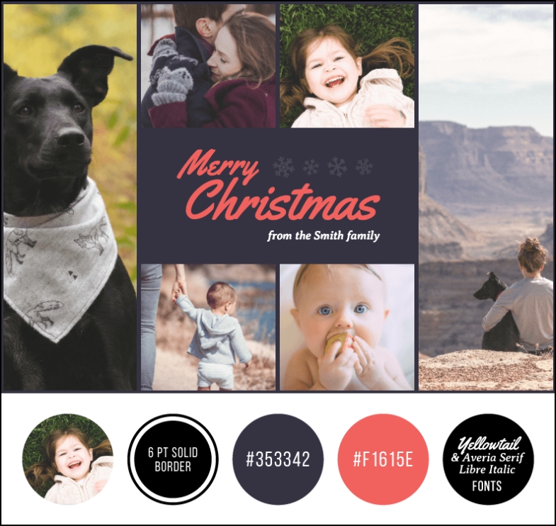 18+ Free Christmas Photo Card Templates Online | Doctemplates Within Christmas Photo Cards Templates Free Downloads