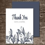 18+ Modern Wedding Thank You Card Designs & Templates | Free & Premium Throughout Template For Wedding Thank You Cards