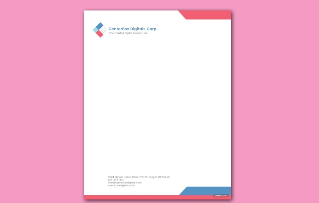 20+ Best Microsoft Word Letterhead Templates (Free & Premium) | Design Throughout Word Stationery Template Free
