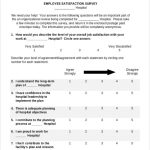20+ Employee Survey Templates & Samples – Doc, Pdf | Free & Premium With Regard To Employee Satisfaction Survey Template Word