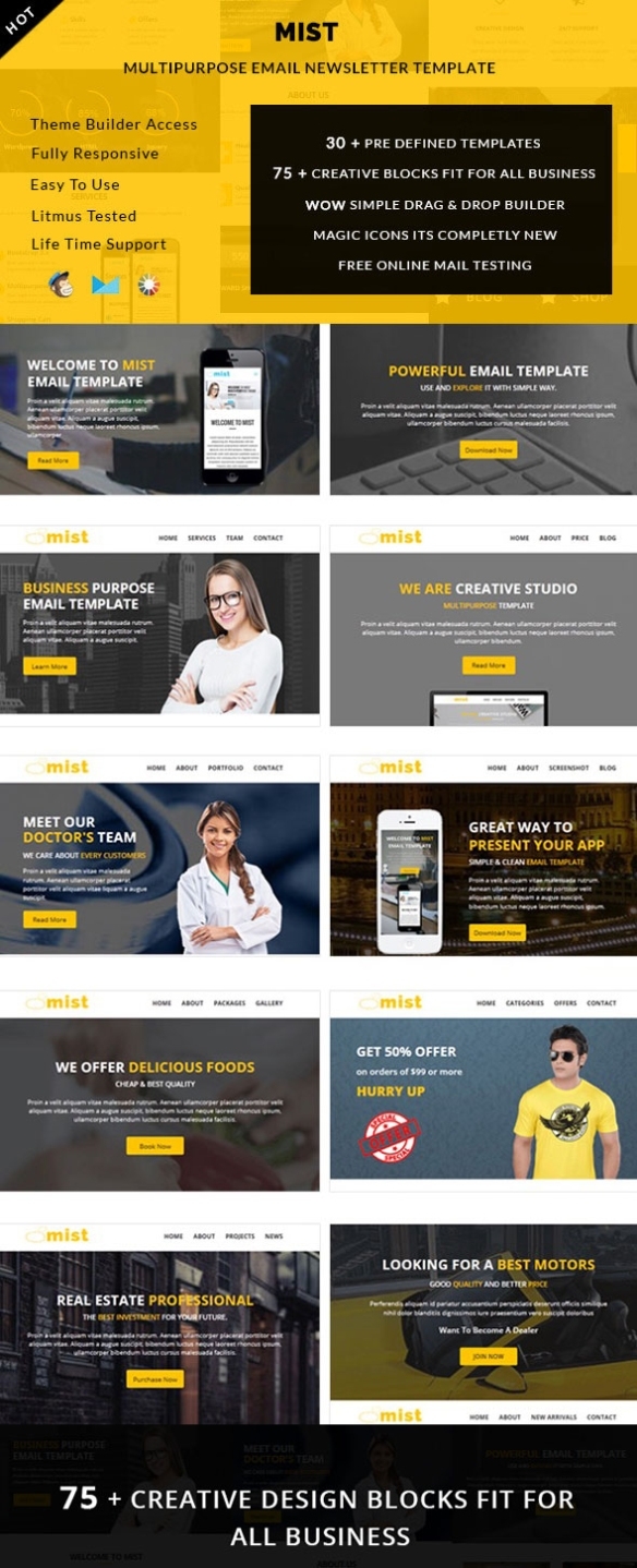 20 Responsive Email Newsletter Templates—For Your Next Marketing Campaign with regard to Business Promotion Email Template