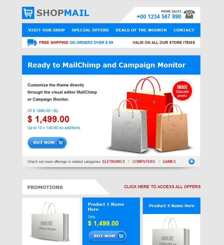 20+ Simple Html Email Templates | Free & Premium Templates Inside Business Promotion Email Template