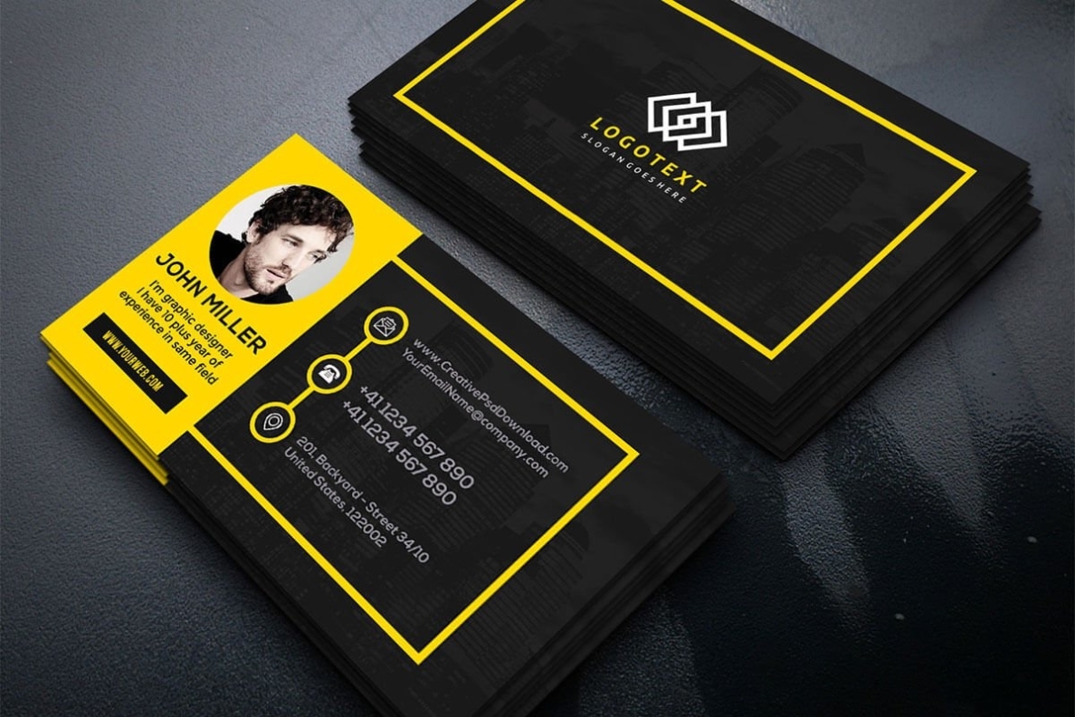 200 Free Business Cards Psd Templates ~ Creativetacos With Regard To Free Psd Visiting Card Templates Download