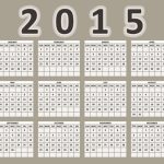 2015 Grid Calendar Creative Design Vector 01 Free Download with regard to Powerpoint Calendar Template 2015