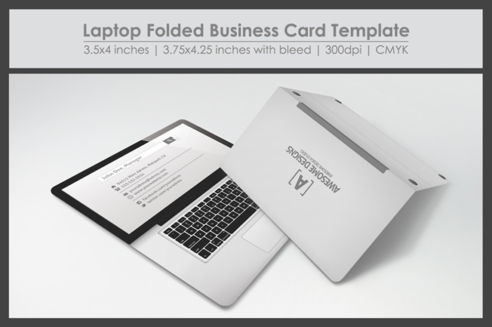 21+ Business Card Psd Template Download – Graphic Cloud Within Fold Over Business Card Template