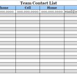 21+ Free 24+ Free Contact List Templates - Word Excel Formats with Free Business Directory Template