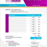21+ Free Modern Invoice Templates & Formats For Ms Word Inside Graphic Design Invoice Template Word