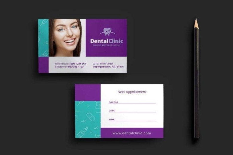 22+ Appointment Card Designs & Templates In Indesign, Psd | Free With Regard To Dentist Appointment Card Template