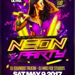 24+ Neon Party Flyer Templates | Free Neon Party Flyer Templates In Free Templates For Party Flyers