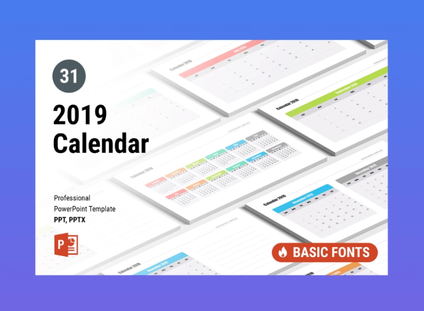 25 Best Powerpoint Calendar Template Ppt Designs (For 2021) Throughout Microsoft Powerpoint Calendar Template