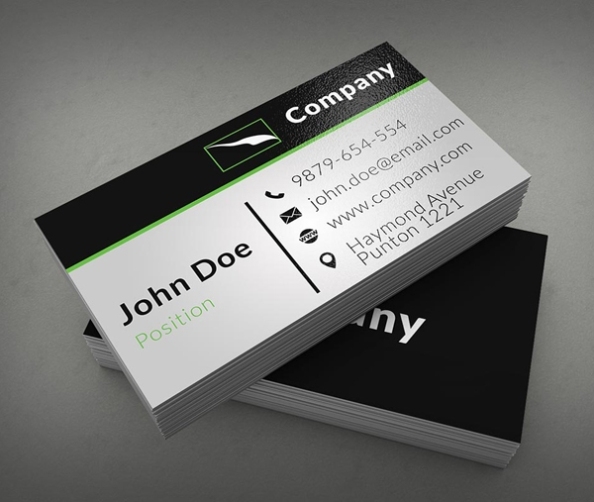 25 Free Business Cards Psd Templates – Print Ready Design – Idevie With Calling Card Free Template