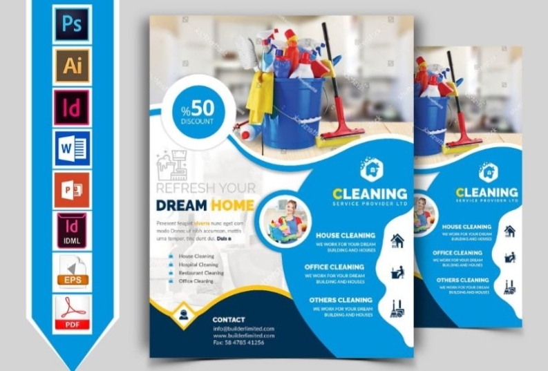 25+ Free Cleaning Services Flyer Templates Download - Graphic Cloud With Regard To Cleaning Company Flyers Template