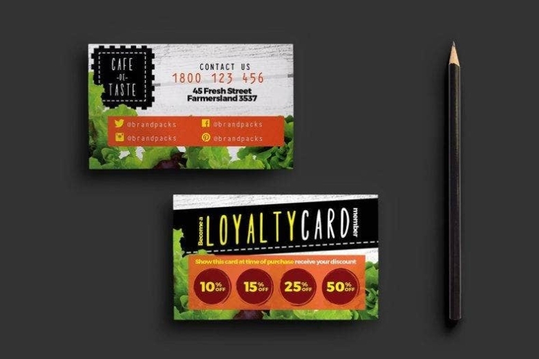25+ Loyalty Card Designs & Templates – Psd, Ai, Indesign | Free & Premium Templates Inside Loyalty Card Design Template