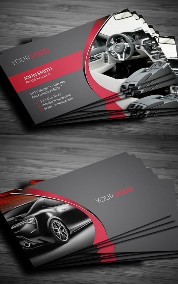 25 New Modern Business Card Templates (Print Ready Design) | Design | Graphic Design Junction With Automotive Business Card Templates