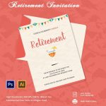 25+ Retirement Invitation Templates – Psd, Vector Eps, Ai | Free & Premium Templates Pertaining To Retirement Flyer Template Free