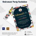 25+ Retirement Invitation Templates – Psd, Vector Eps, Ai | Free & Premium Templates Regarding Retirement Flyer Template Free