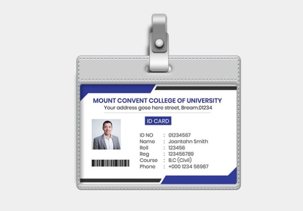 25+ Student Id Card Templates I Free & Premium Templates For College Id Card Template Psd