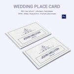 25+ Wedding Place Card Templates | Free & Premium Templates With Regard To Wedding Place Card Template Free Word
