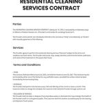27+ Cleaning Services Contract Templates - Free Downloads | Template with regard to Cleaning Business Contract Template