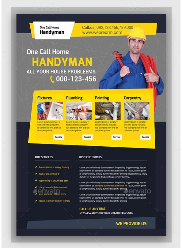 27+ Plumber Flyer Templates – Free & Premium Download With Nice Flyer Templates