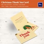 30+ Christmas Thank You Card Templates – Free Psd, Eps, Jpeg Format Download! | Free & Premium For Christmas Thank You Card Templates Free